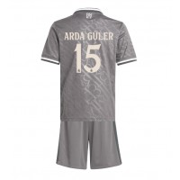 Maglia Calcio Real Madrid Arda Guler #15 Terza Divisa Bambino 2024-25 Manica Corta (+ pantaloncini)